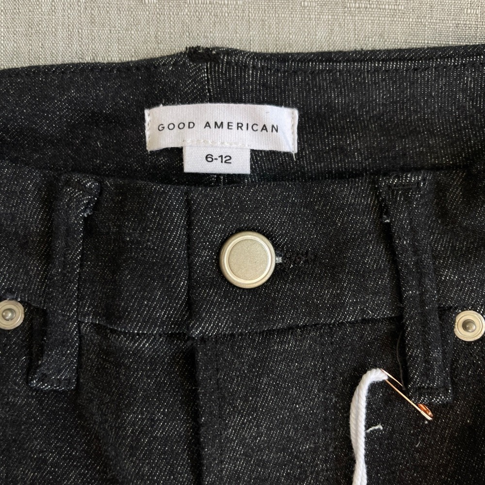 Good American Always Fits Good Legs Skinny Jeans Womens 6-12 Black NEW - Picture 7 of 16